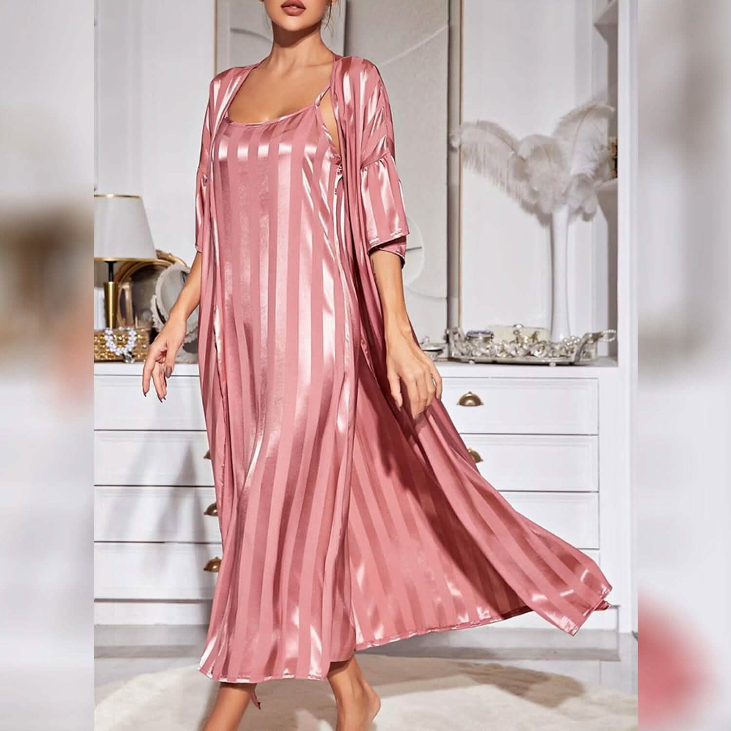 Women's Pajamas Bathrobe Robes Nightgown